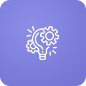 An icon representing friendly customer service for virtual assistant services
